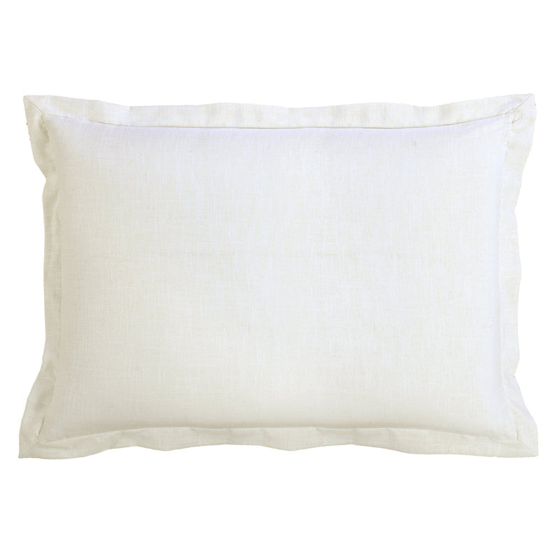 Charlotte White Linen Pillow Sham (Standard/King) Sham
