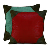 Cheyenne Red & Turquoise Reversible Euro Sham Sham