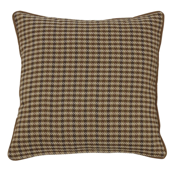 Crestwood Houndstooth & Suede Reversible Euro Sham Sham