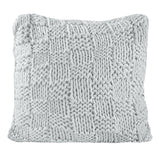 Chess Knit Euro Sham Gray Sham