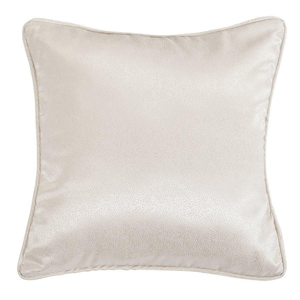 Buy handcrafted white silk accent pillow with embroidery and sequin – Amore  Beauté