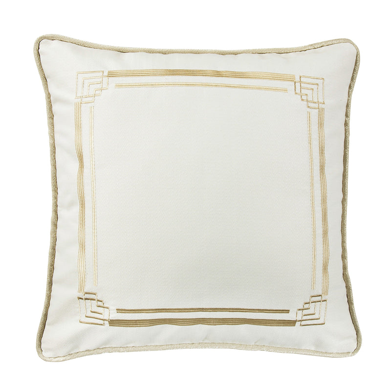 Hollywood Golden Chevron Reversible Euro Sham Sham