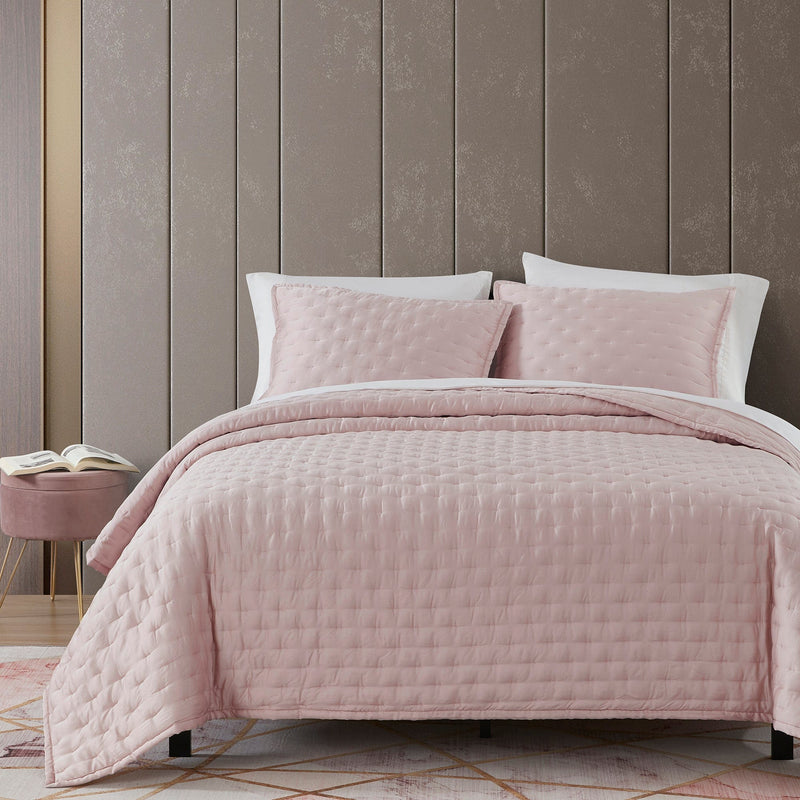 Lyocell Quilt Pillow Sham Set Sham