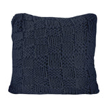 Chess Knit Euro Sham Navy Sham