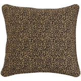 San Angelo Leopard Chenille Euro Sham Sham