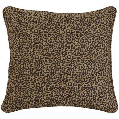 San Angelo Leopard Chenille Euro Sham Sham