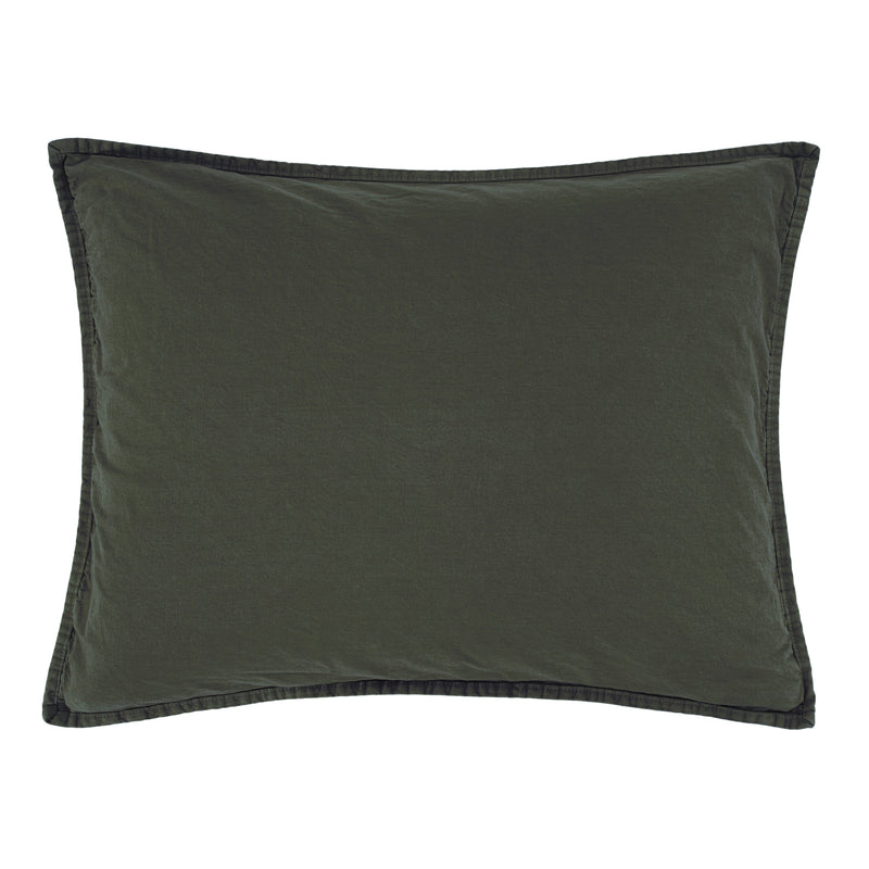 Stonewashed Cotton Canvas Pillow Sham Standard / Duffle Bag Sham