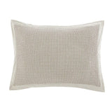 Waffle Weave Pillow Sham Set Standard / Light Tan Sham