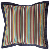 Tammy Stripe Euro Sham, Navy Flange Sham