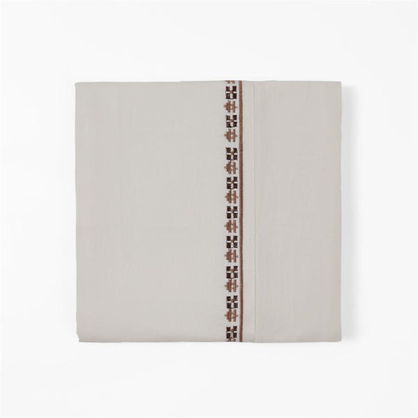 350 Thread Count Rustic Fair Isle Sheet Set, Cream Sheet