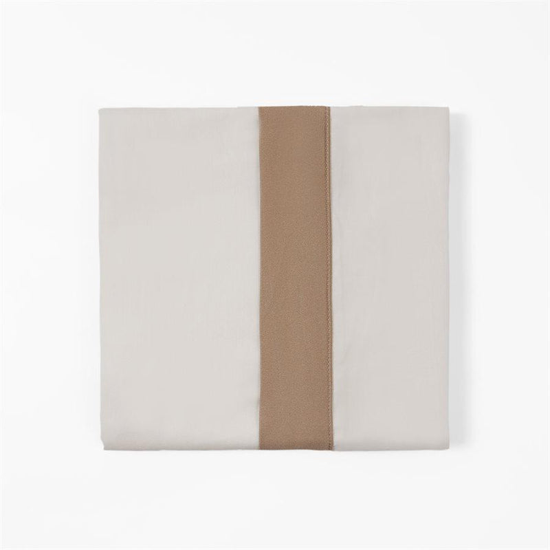 350TC Cream Sheet Set with Tan Flange Sheet