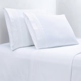 350TC Embroidered Border Sheet Set Queen / White Sheet