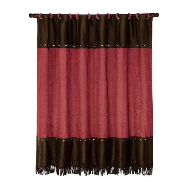 Cheyenne Red Shower Curtain Shower Curtain