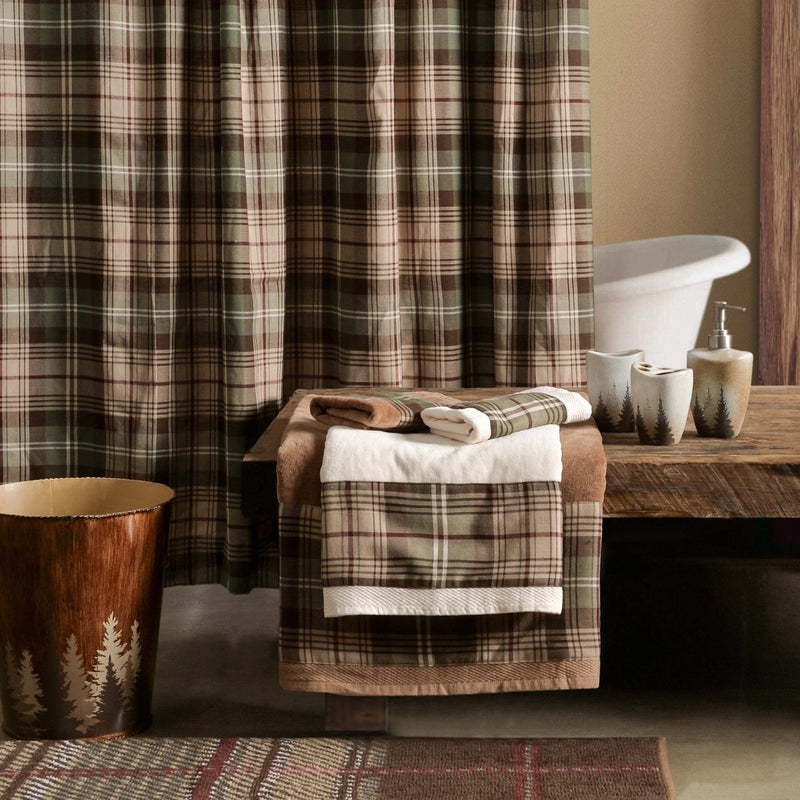 Huntsman Plaid Shower Curtain Shower Curtain