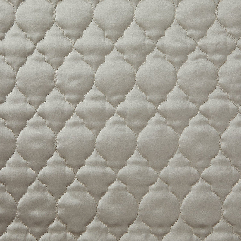 High Shine Satin Quilt Swatch Champagne Swatch