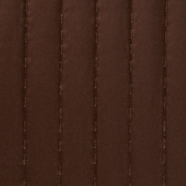 Satin Channel Quilt Swatch Chocolate Swatch