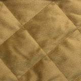 Velvet Diamond Quilt Swatch Gold Swatch