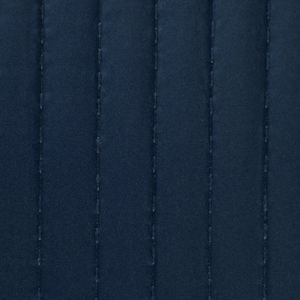 Satin Channel Quilt Swatch Navy Swatch
