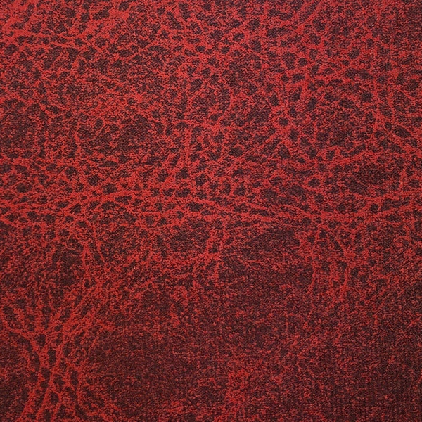 San Angelo Red Leather Swatch Swatch