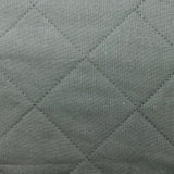 Linen Cotton Diamond Quilt Swatch Seaglass Swatch