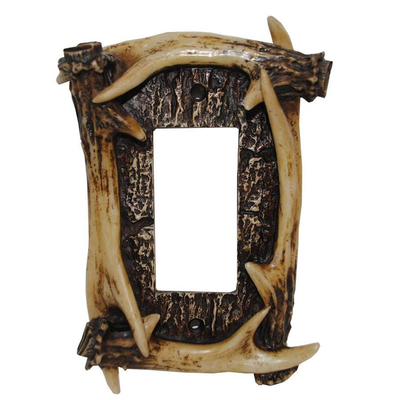 Antler Single Rocker Wall Plate Switch Plates & Outlet Covers