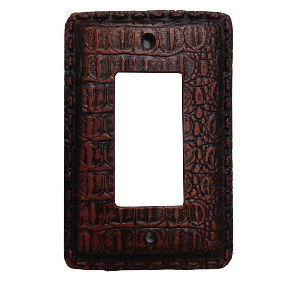 Resin Gator Single Rocker Wall Switch Plate | Paseo Road by HiEnd Accents