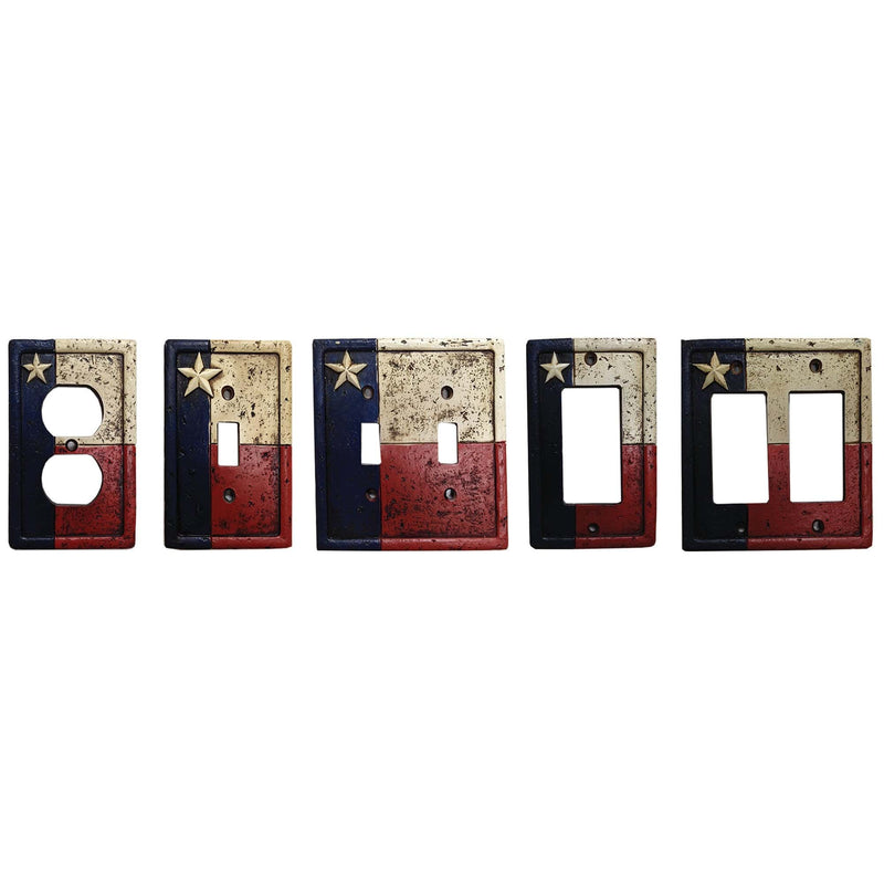 Texas Single Rocker Wall Switch Plate Switch Plates & Outlet Covers