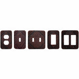 Tooled Resin Weaver Double Switch Wall Plate Switch Plates & Outlet Covers