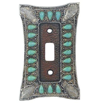 Turquoise Single Switch Wall Plate Switch Plates & Outlet Covers