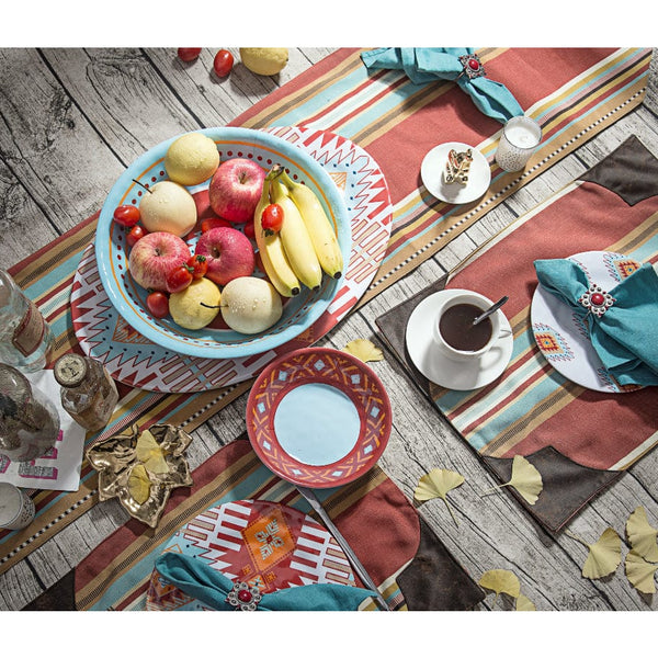 Calhoun Striped Table Runner Table Runner
