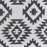 Aztec Design Throw With Shearling, 3 Colors, 50x60 Throw
