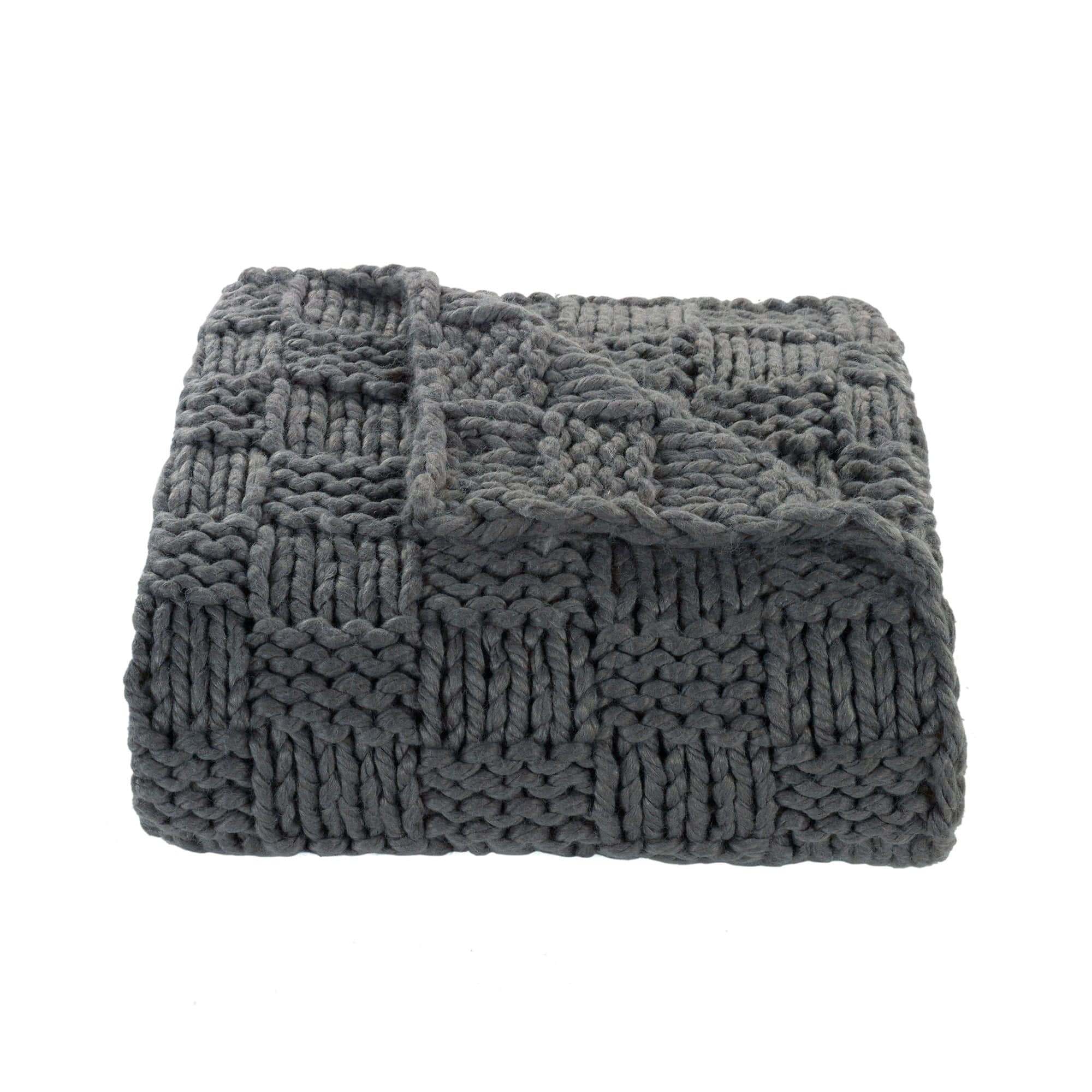 Chess Knit Throw | HiEnd Accents