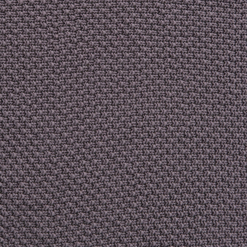 Cotton Knit Blanket Throw