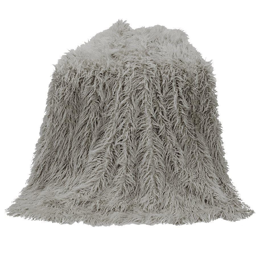 HiEnd Accents Mongolian Faux Fur Throw Blanket HiEnd Accents