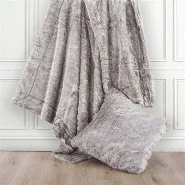 Oversized Arctic Bear Throw, Gray, 50x80 Throw