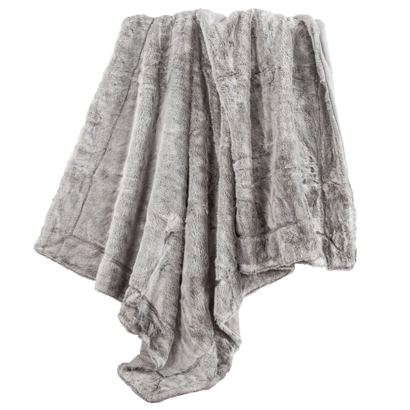 Oversized Arctic Bear Throw, Gray, 50x80 Throw