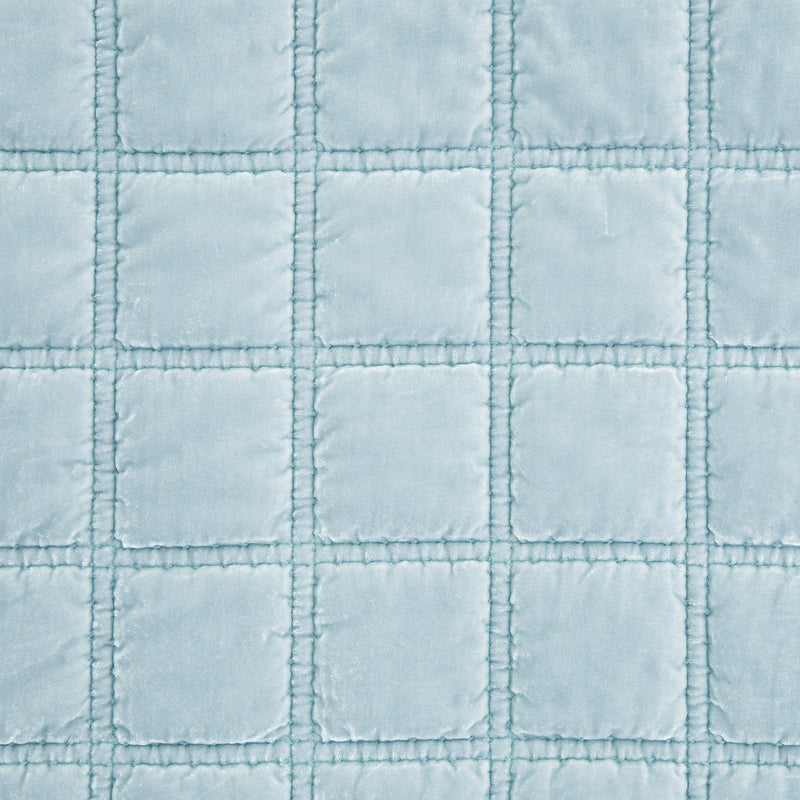 Stella Faux Silk Velvet Double Box Stitch Throw Throw