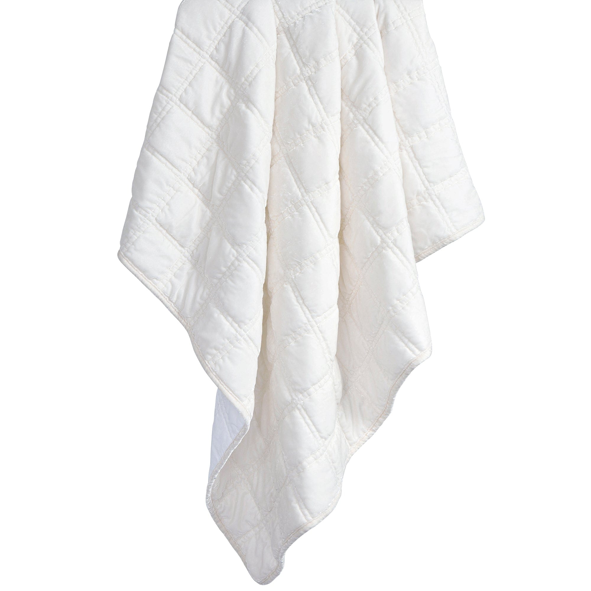 Stella Faux Silk Double Box Stitch Throw | HiEnd Accents