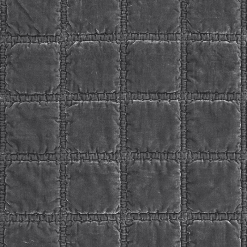 Stella Faux Silk Velvet Double Box Stitch Throw Throw