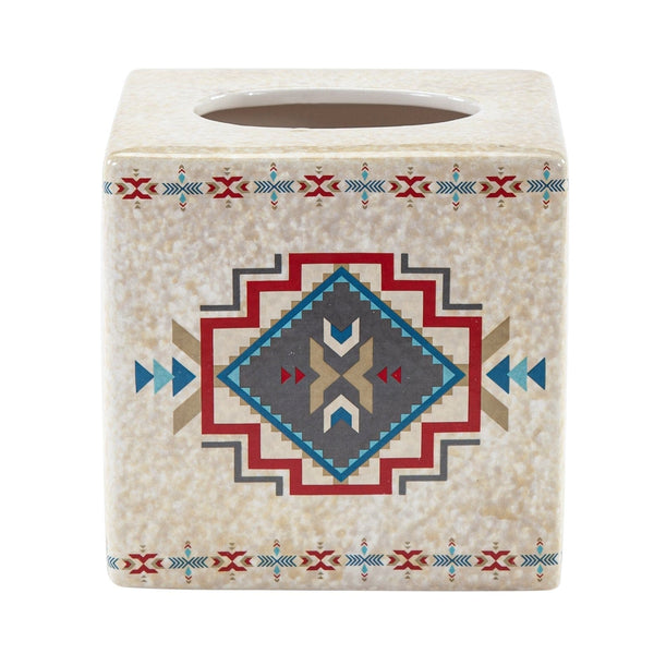 HiEnd Accents Spirit Valley Ceramic Tissue Box Cover