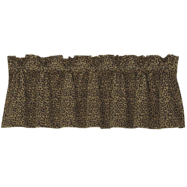 San Angelo Leopard Kitchen Valance Valance