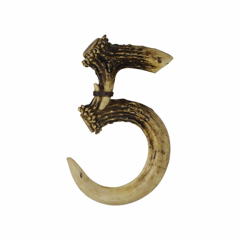 Antler Address Number, 5 Wall Decor