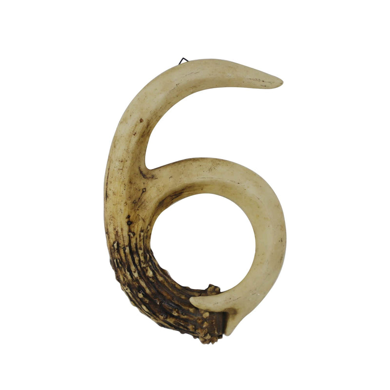 Antler Address Number, 6 Wall Decor