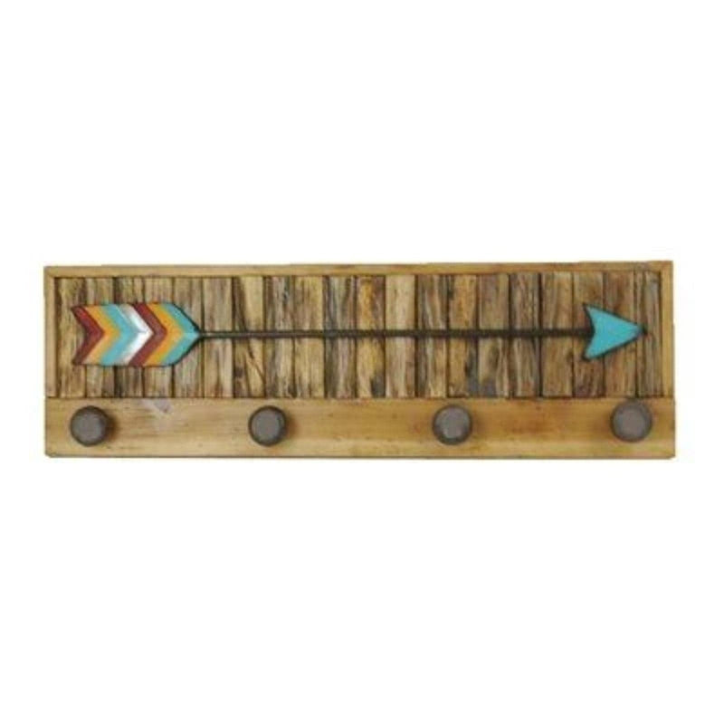 Turquoise Arrow w/ Knobs Wall Hanging Wall Decor